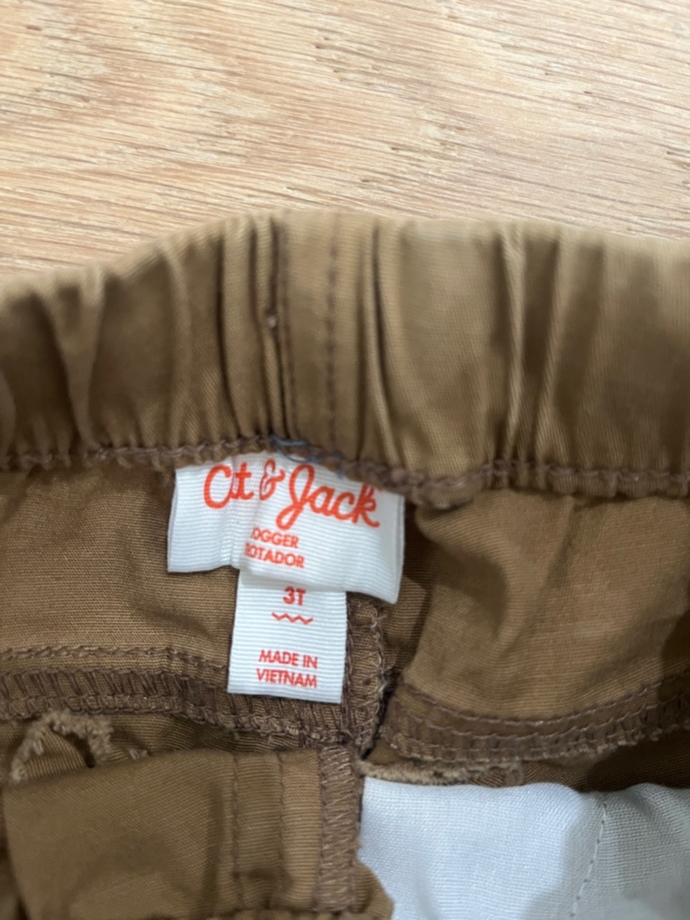 Cat & Jack Jogger (set of 5) Pants - Navy, Tan & 3 Black - Picture 2 of 2